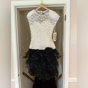 Vintage Party Prom Dress 80s 90s Bracoloni Sz 9/10